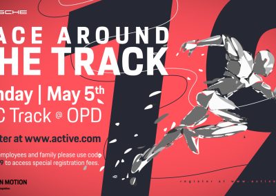 Porsche Race Around the Track